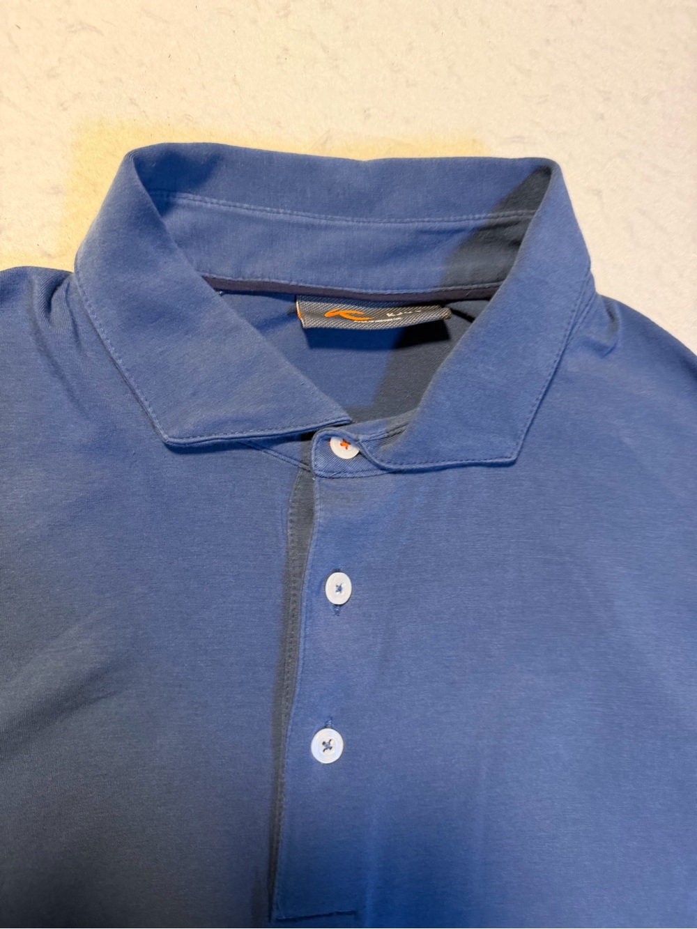 Men's Blue Golf Polo XL KJUS